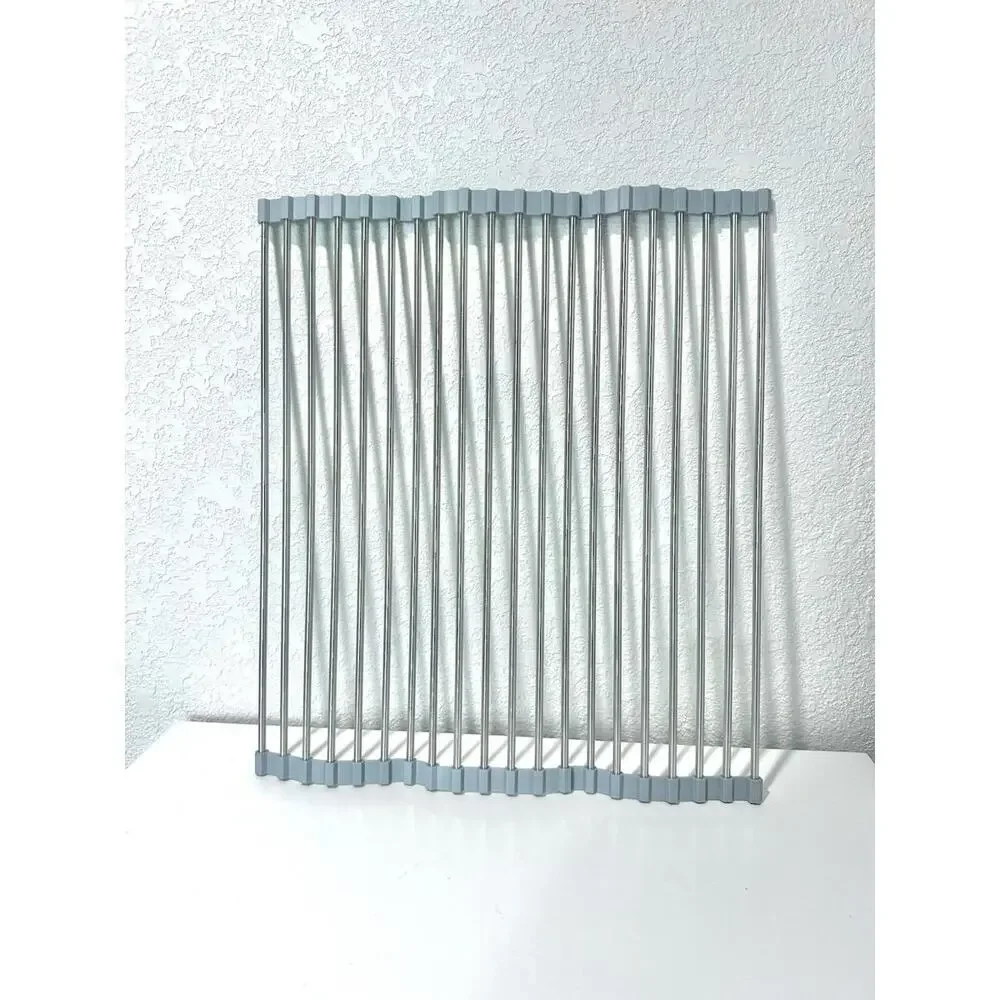 Over The Sink Roll-Up Dish Drying Rack 15 in X 17.7 in